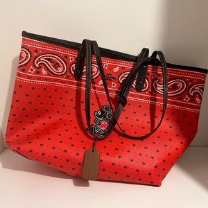 COACH x Disney Mickey Mouse Bandana Paisley tote